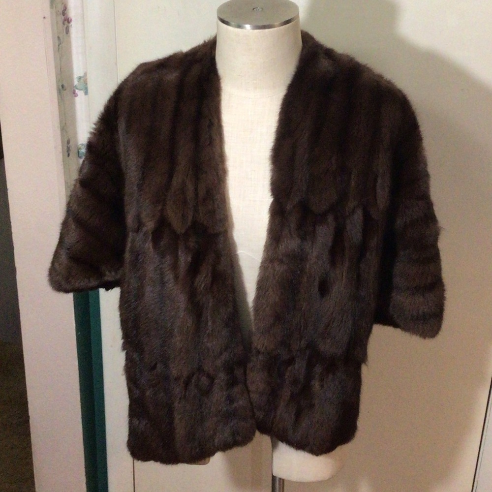 Vintage fur stole by Morton’s Washington DC